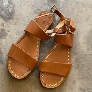 Leather sandals